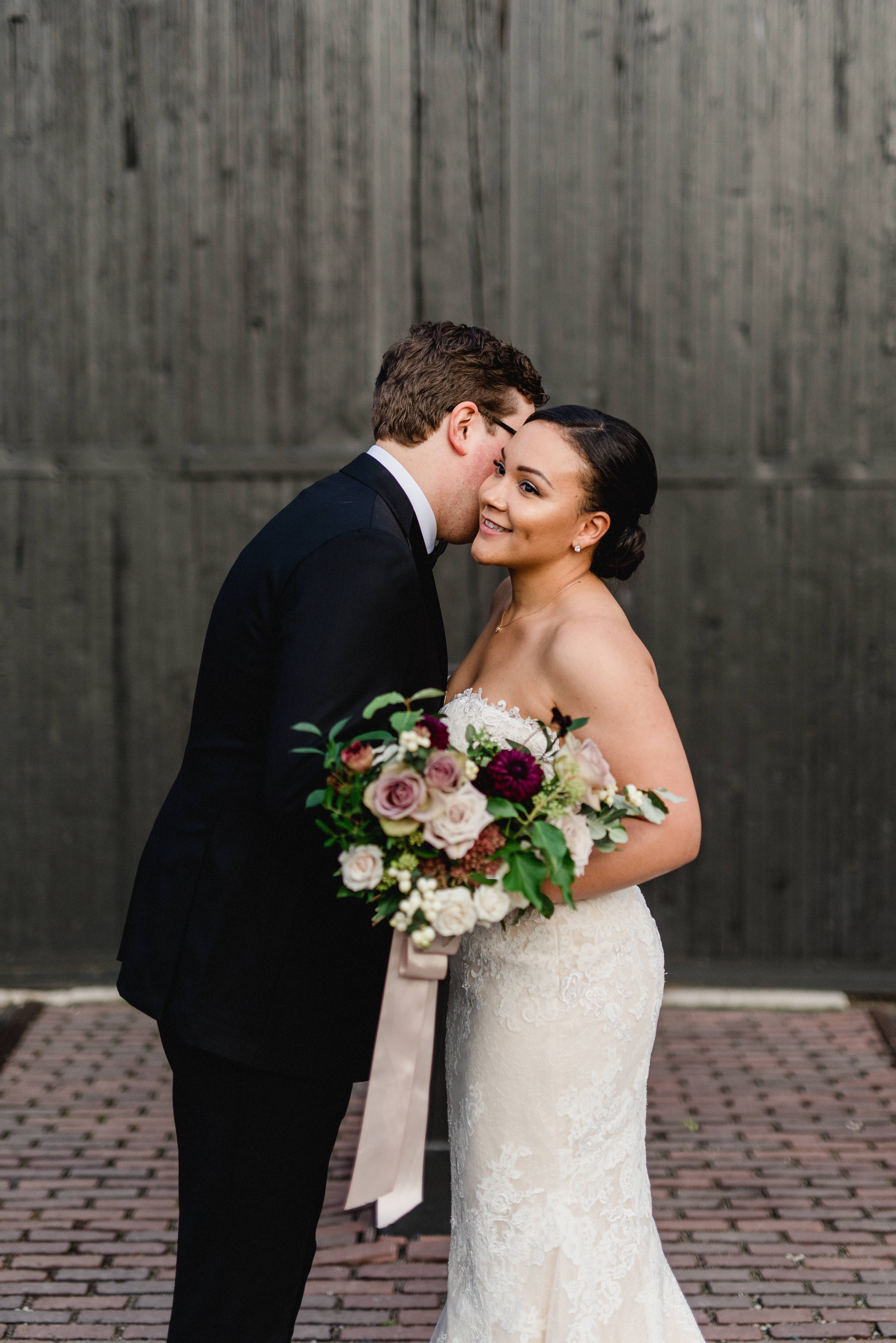 featured on martha stewart weddings steamwhistle brewery downtown toronto wedding | jacqueline james photography modern elegant romantic traditional fall cn tower