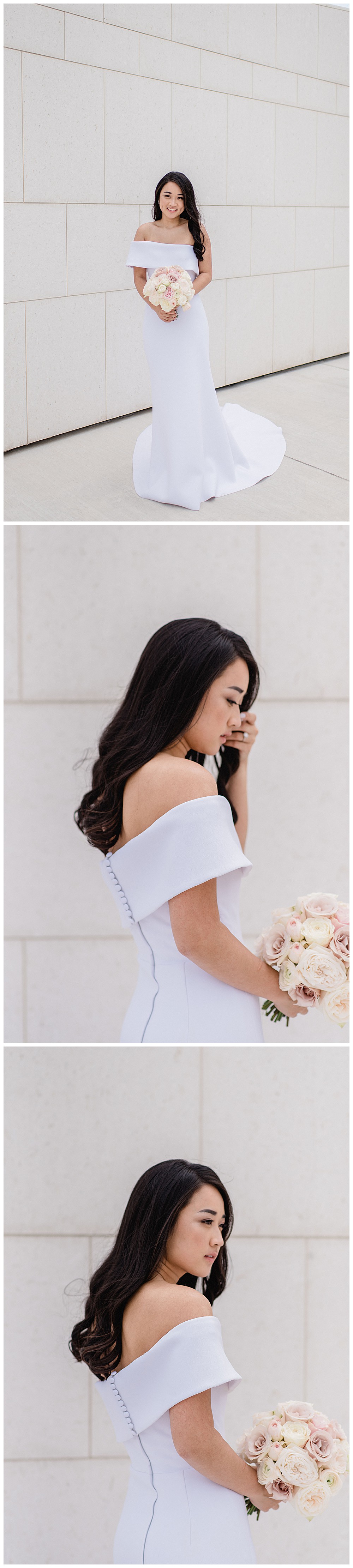 bride and groom couples editorial fashion portraits romantic whimsical emotional first look aga khan museum downtown toronto modern romantic wedding jacqueline james photography