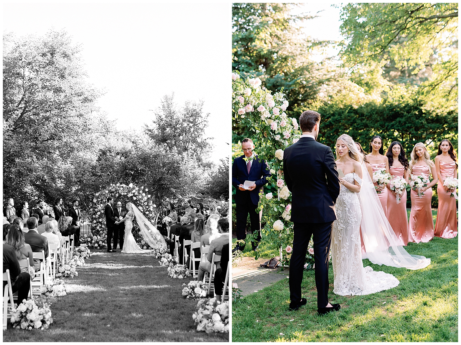 Graydon Hall Manor Toronto Wedding Ceremony in the Gardens Summer Romantic Florals Celebration | Jacqueline James Photography Toronto Wedding Photographer