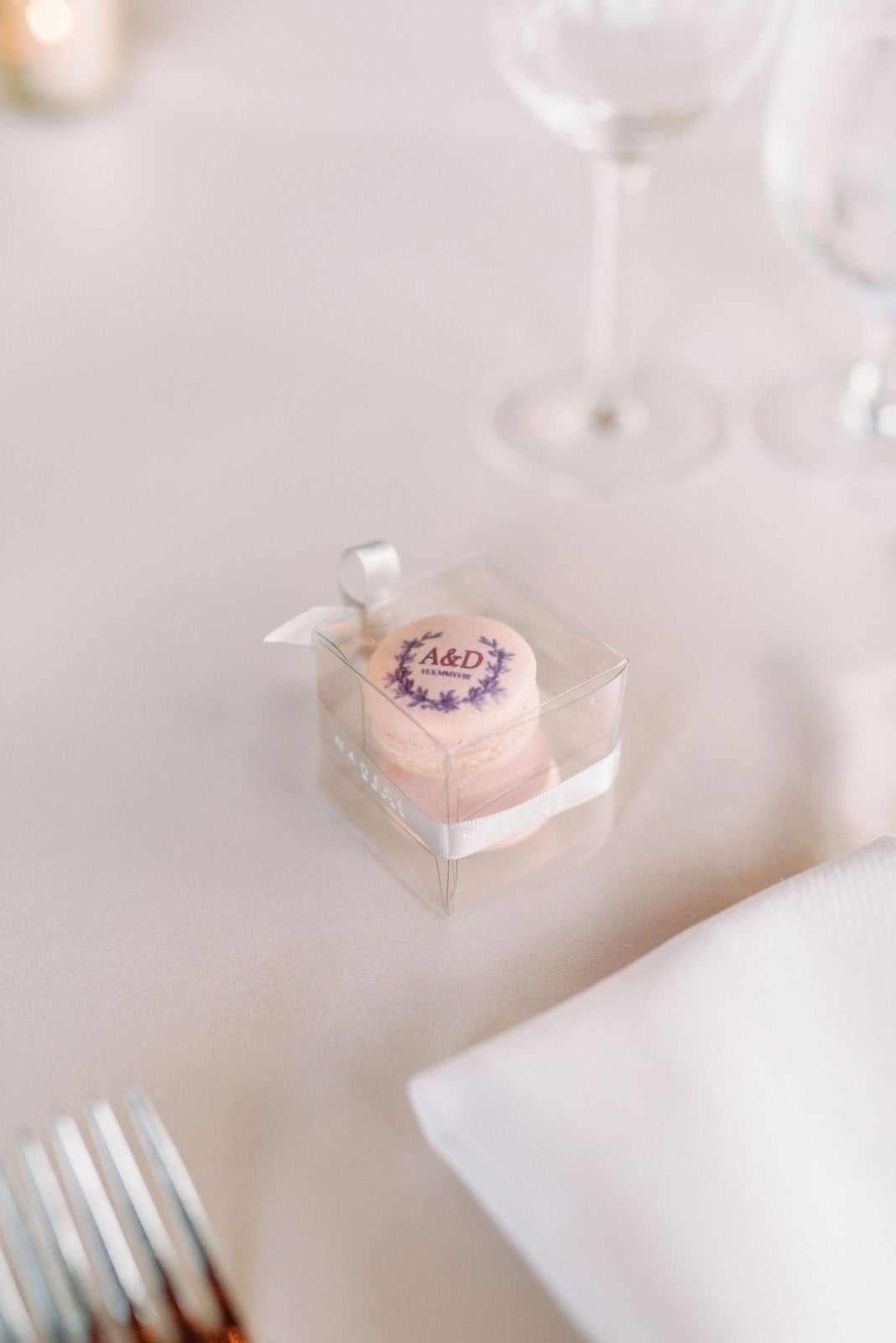 custom macarons guest favours exquisite modern romantic featured by martha stewart weddings steam whistle wedding toronto wedding venue jacqueline james photography