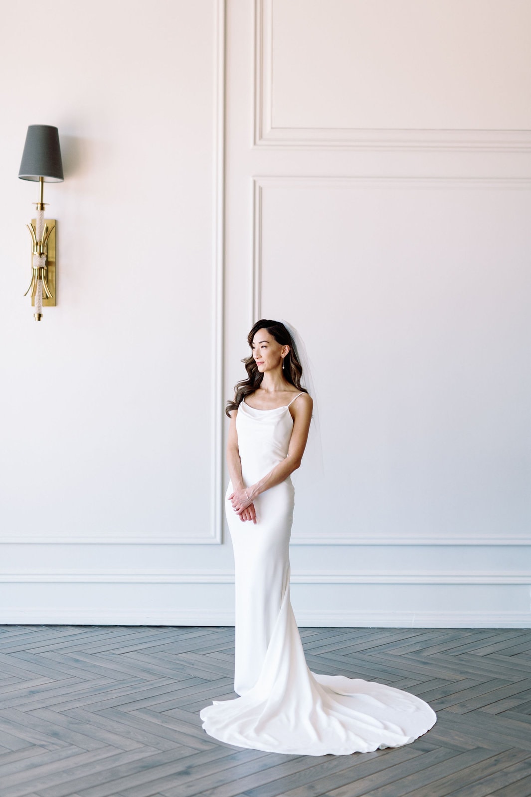 Bride Editorial Elegant Sophisticated Toronto Portrait at Arlington Estate Wedding Venue, Summer Intimate Elopement| Jacqueline James Photography
