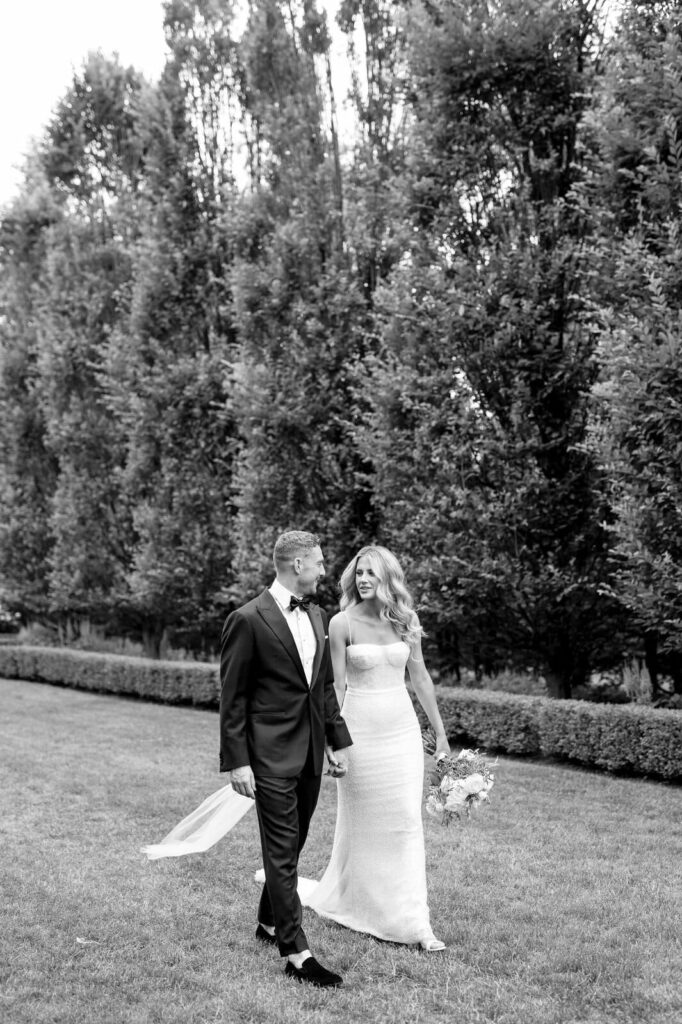 Modern Editorial Bride and Groom at Graydon Hall Manor Toronto Wedding Venue Jacqueline James Photography