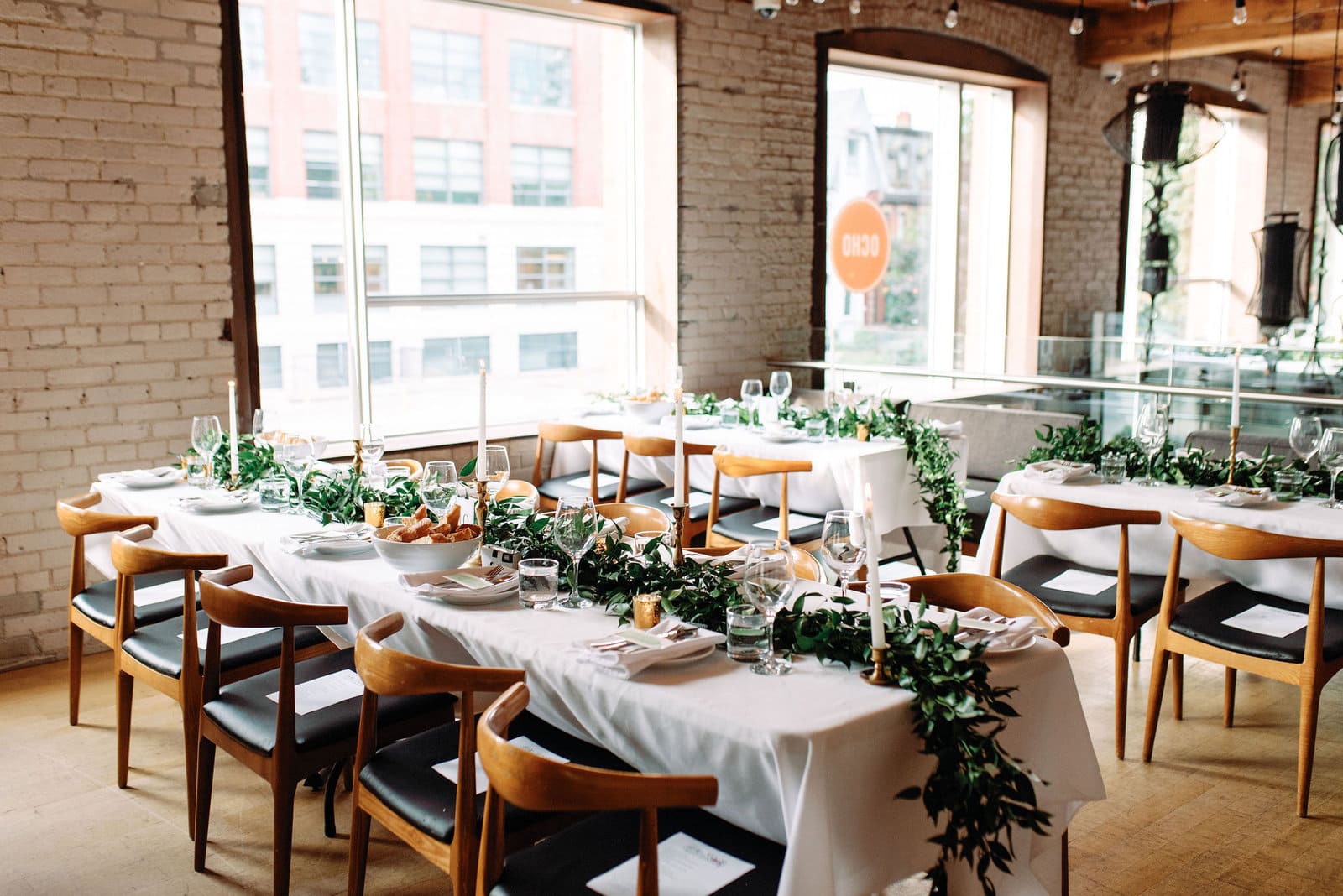 Modern Chic Romantic Reception Details at Hotel Ocho Florals by This Wild Heart Downtown Toronto Wedding Photographer Jacqueline James Photography