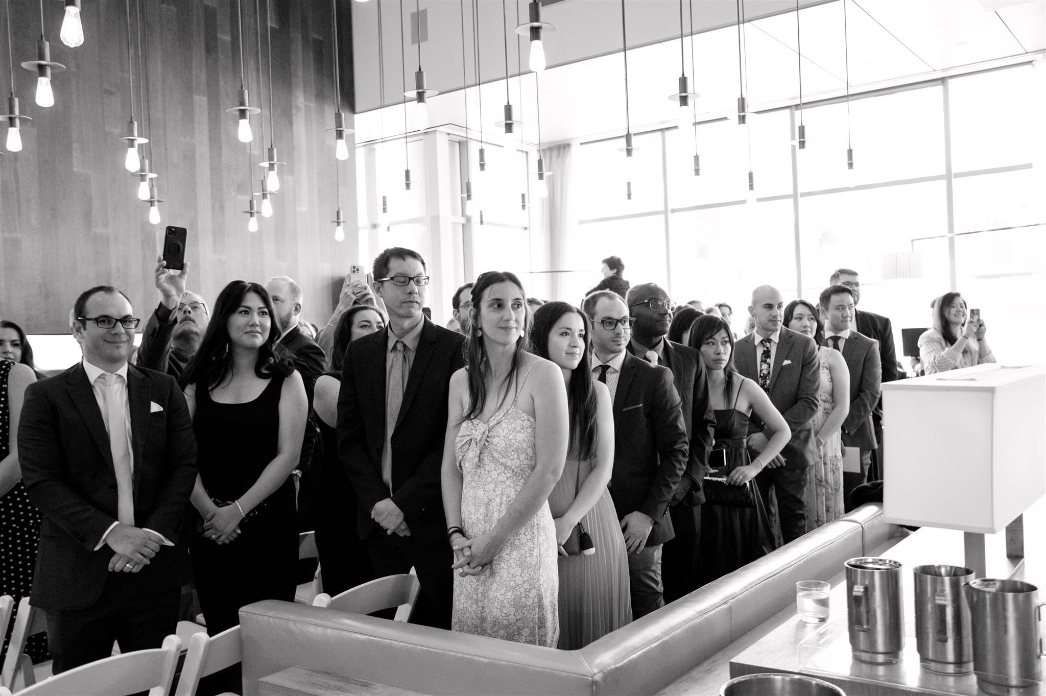 Ceremony Luma Restaurant Toronto Wedding TIFF Elopement Jacqueline James Photography