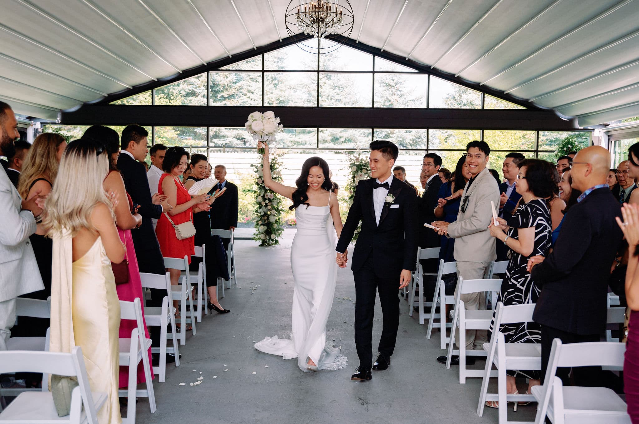 recessional at whistle bear golf club wedding cambridge