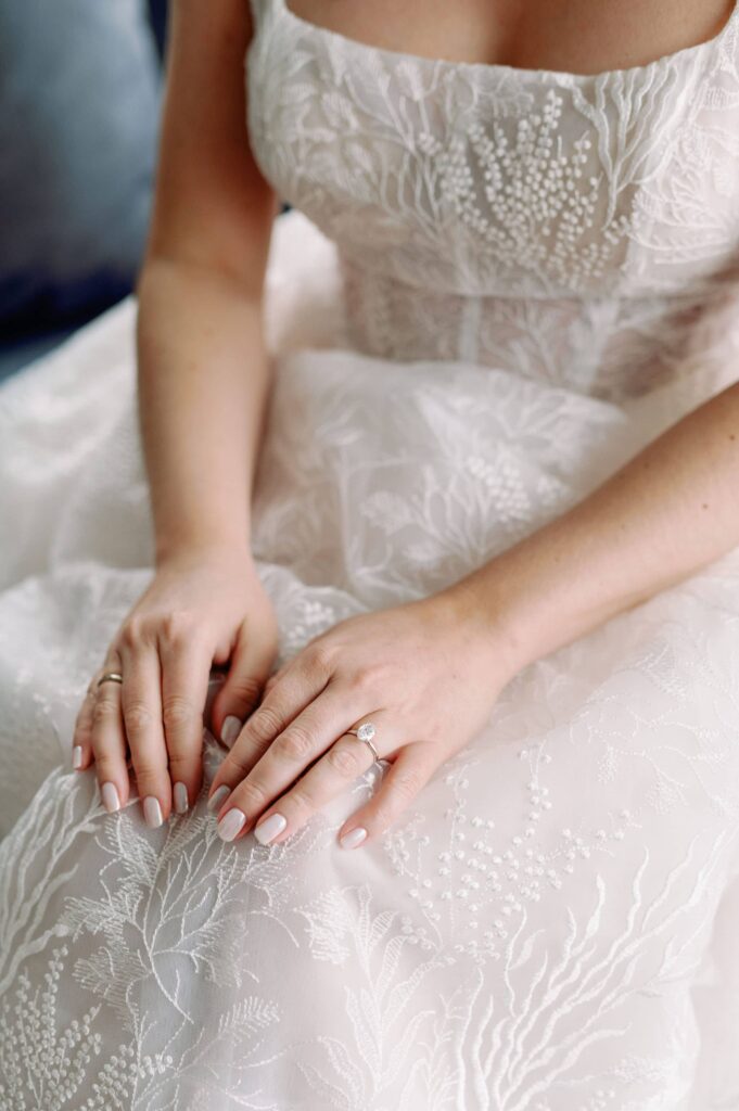 bride details at hotel x toronto wedding elopement 