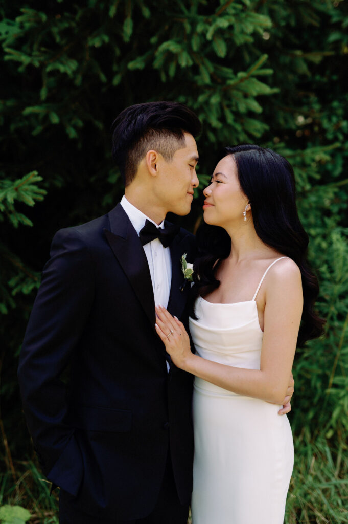 bride and groom classic timeless editorial portraits happy in love whistle bear golf club wedding cambridge