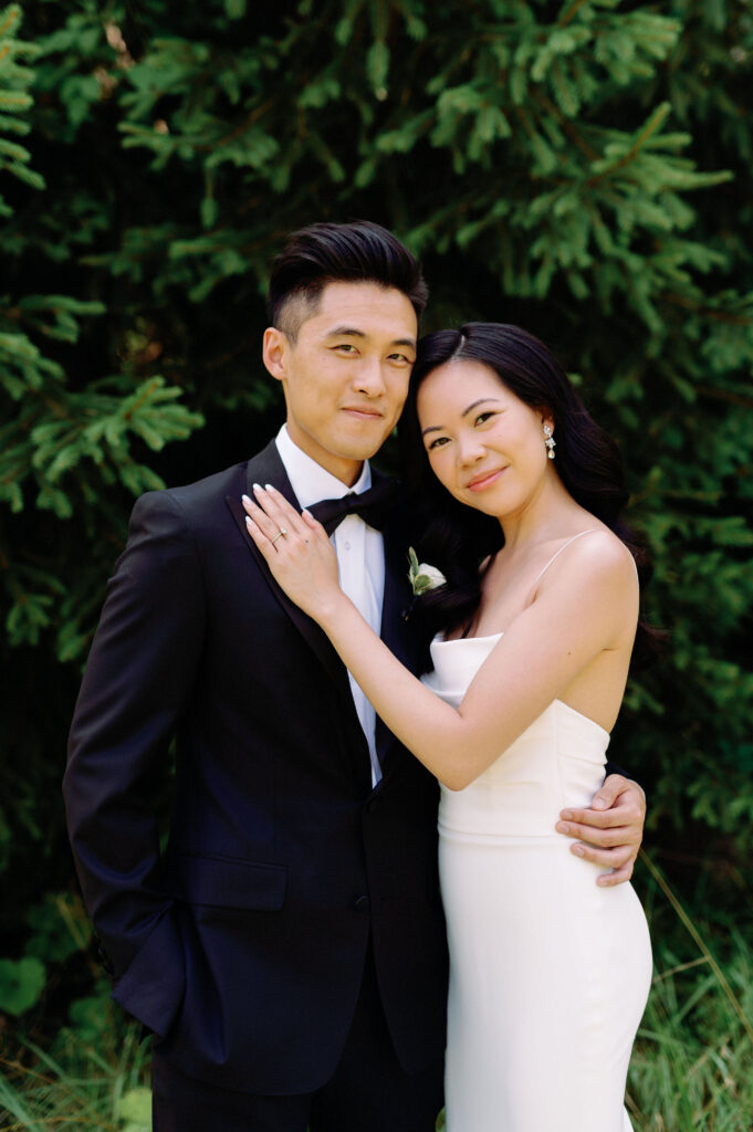 bride and groom classic timeless editorial portraits happy in love whistle bear golf club wedding cambridge