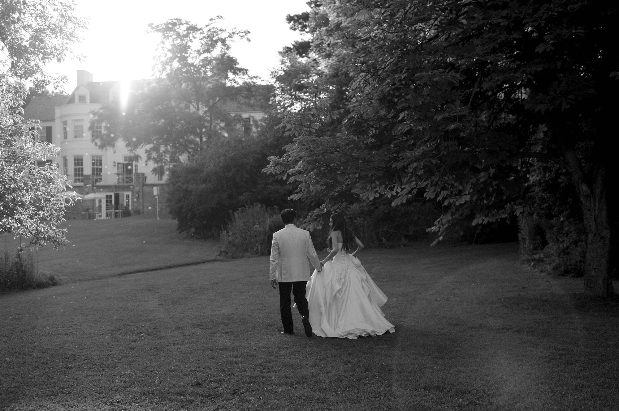 sunset golden hour romantic modern portraits bride and groom harding waterfront estate wedding mississauga toronto wedding photographer