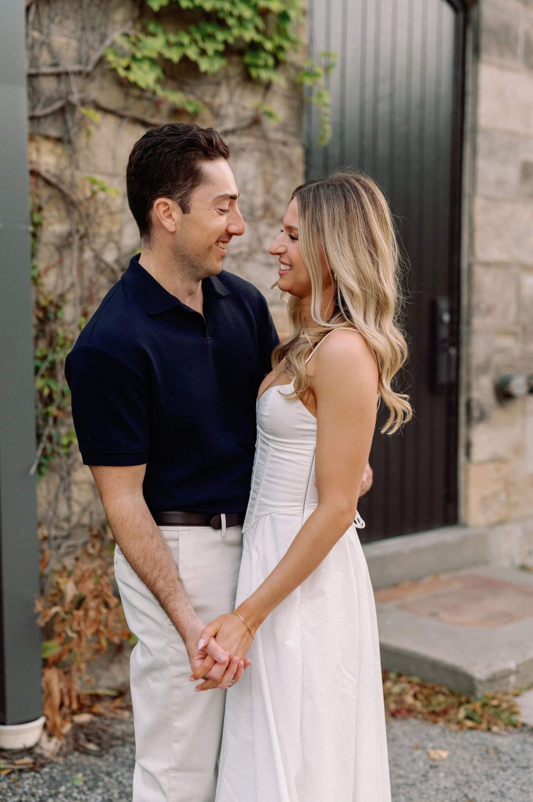 Quiet embrace near the carriage house at Dundurn Castle