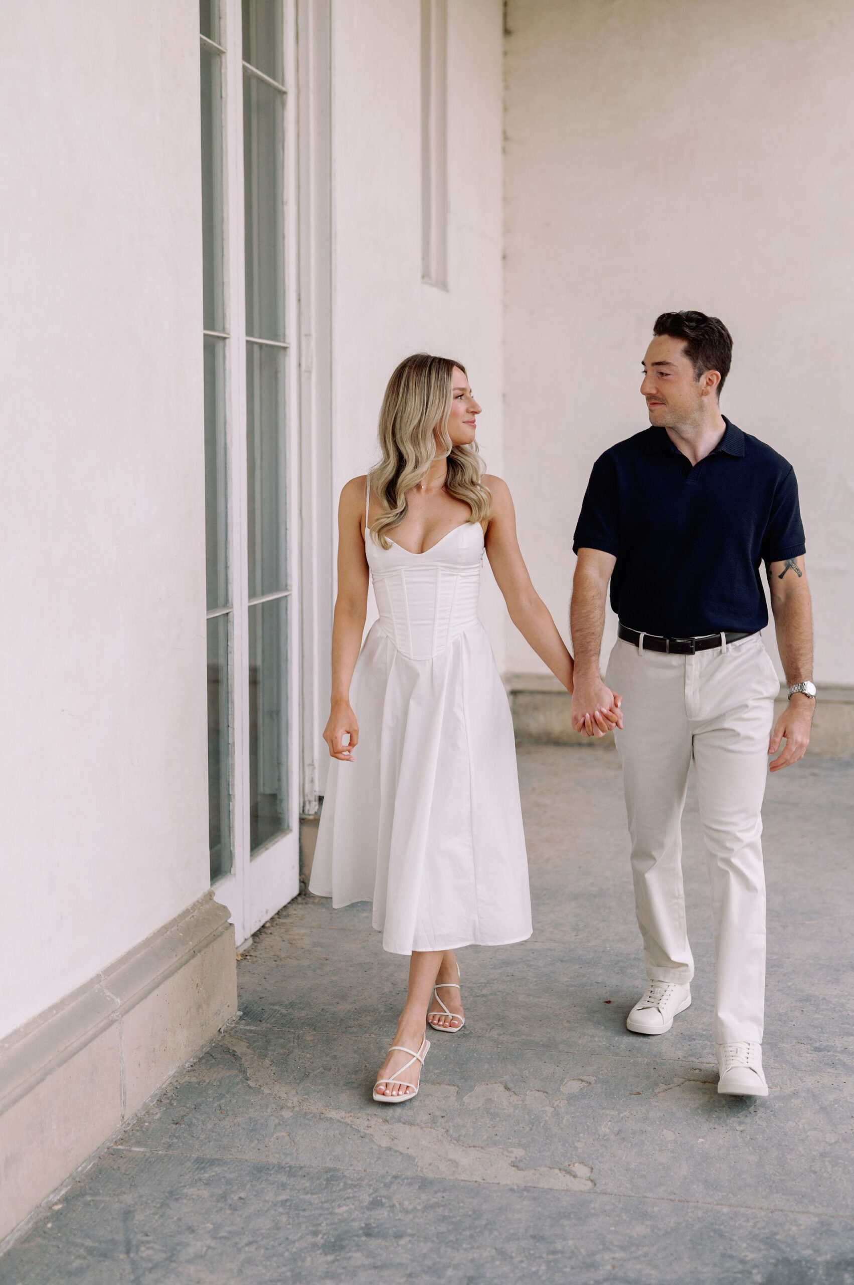 Romantic portrait by a tall window at Dundurn Castle Hamilton
